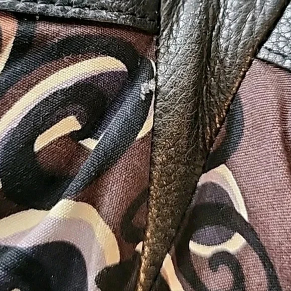 Brighton Large Black Leather Hobo Shoulder Bag Purse 18x12x8" - Picture 9 of 9